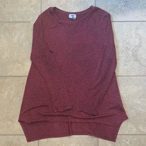 marron long sleeve